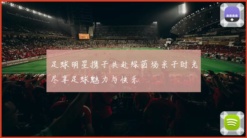 足球明星携子共赴绿茵场亲子时光尽享足球魅力与快乐