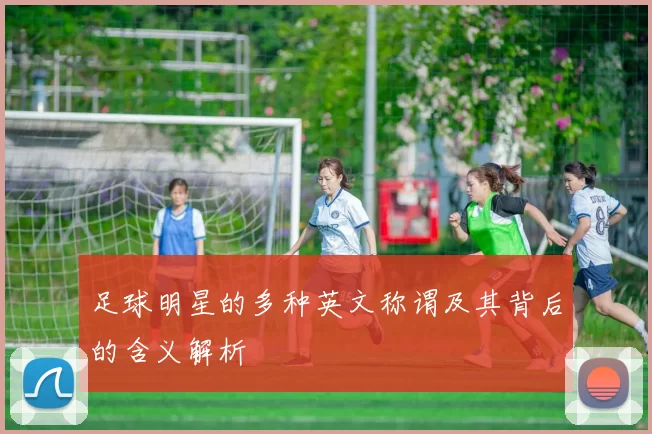 足球明星的多种英文称谓及其背后的含义解析