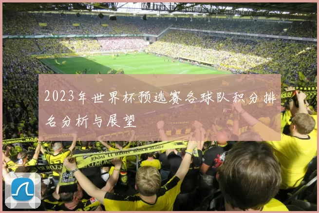2023年世界杯预选赛各球队积分排名分析与展望